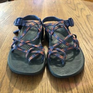 Chaco Women's Zvolv X2 Athletic Sandal, Volcanic Blue, 7 M US worn once summer